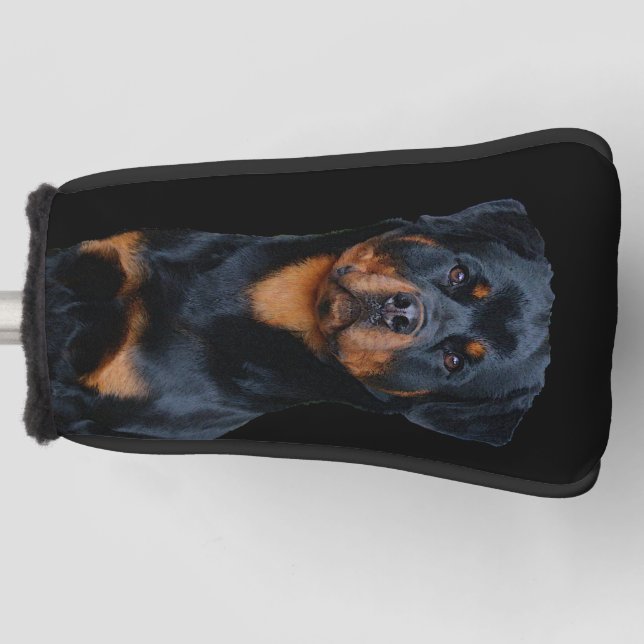 Rottweiler  golf headcover (Vorderseite)