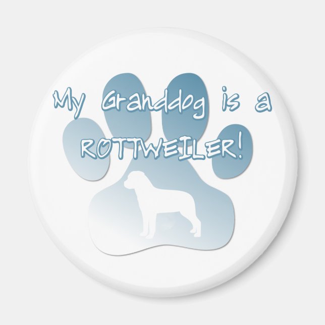 Rottweiler Granddog Magnet (Vorne)