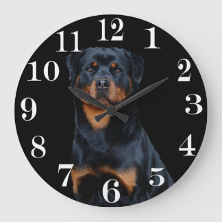 Rottweiler Große Wanduhr