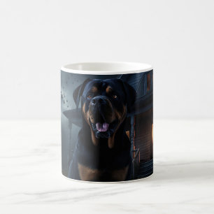 Rottweiler Halloween Gruselig Kaffeetasse