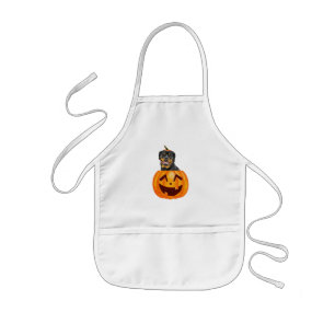 Rottweiler Halloween Kinderschürze