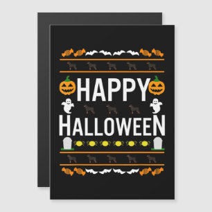 Rottweiler Halloween Lazy Ugly Costume Dog T - Shi Magneteinladung