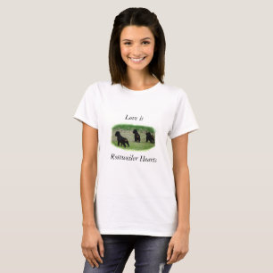 Rottweiler Herzen T-Shirt