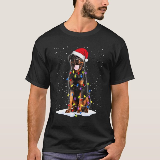 Rottweiler Hund 2 T-Shirt (Vorderseite)