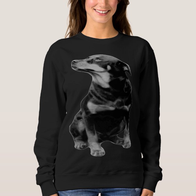 Rottweiler Hund 35 Sweatshirt (Vorderseite)