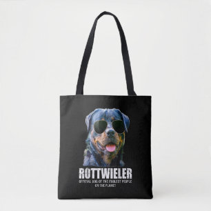 Rottweiler Hund der Coolsten Menschen auf dem Plan Tasche