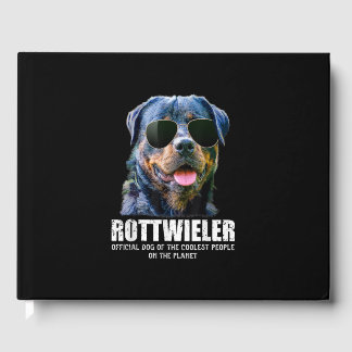 Rottweiler Hund der Coolststen Menschen auf dem Pl Gästebuch