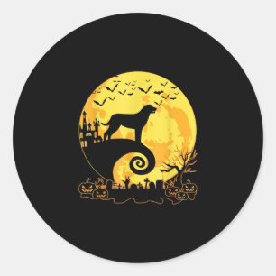 Rottweiler Hund halloween Kostümgeschenke Ideen Runder Aufkleber