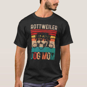 Rottweiler Hund Mama Mutter Besitzer Rottweilers H T-Shirt