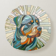 Rottweiler-Hund - Mosaikkunst