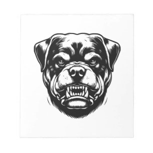 Rottweiler Hund Notizblock