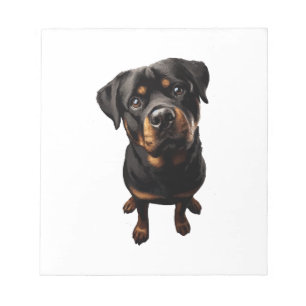 Rottweiler Hund Notizblock