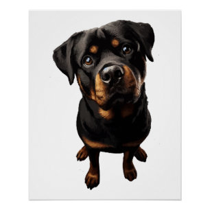 Rottweiler Hund Poster
