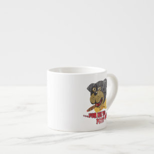 Rottweiler Hund - Triumph-Beleidigungs-Hund Espressotasse