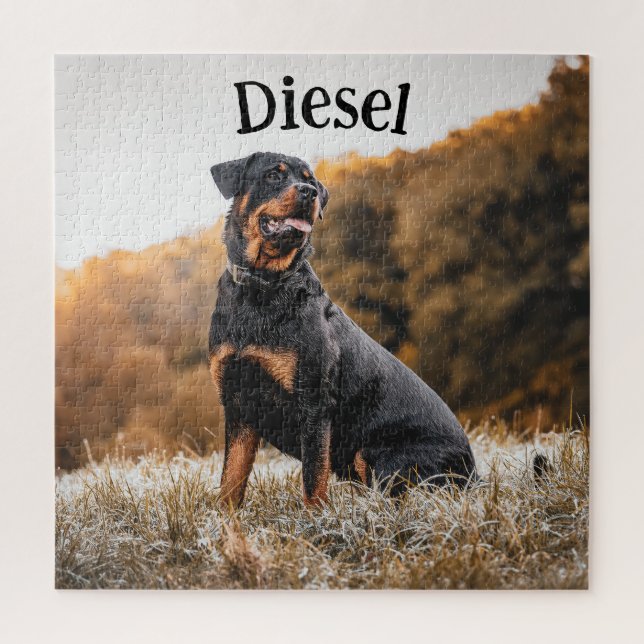 Rottweiler Hunde Personalisierte Custom (Vertikal)