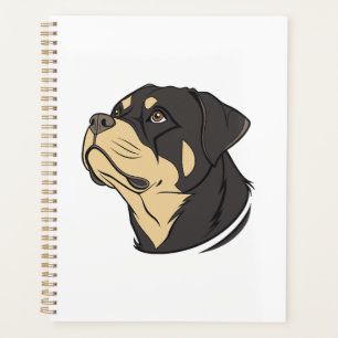 Rottweiler-Hundekunst Planer
