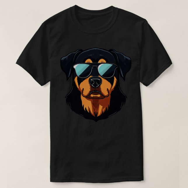 Rottweiler Hundeliebhaber T-Shirt (Design vorne)