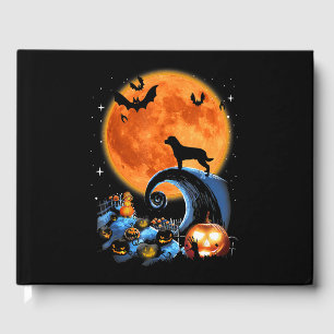 Rottweiler-Hundemünder Kürbishalloween Kostümgesch Gästebuch