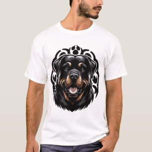 Rottweiler-Hundgesicht T-Shirt