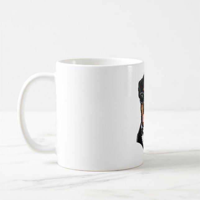 Rottweiler Kaffeetasse (Links)