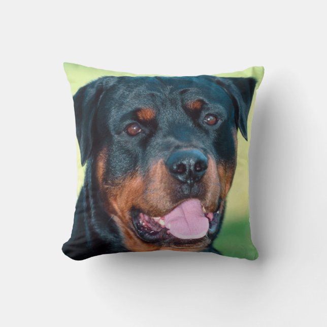 Rottweiler Kissen (Vorderseite)