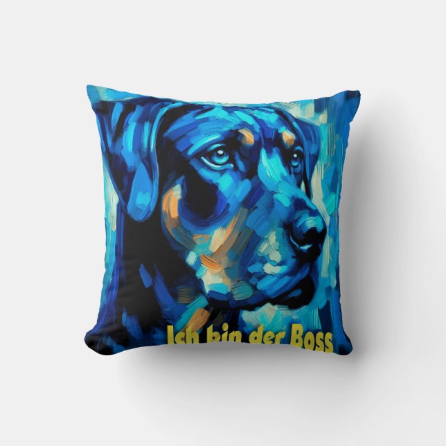 Rottweiler Kissen (Vorderseite)