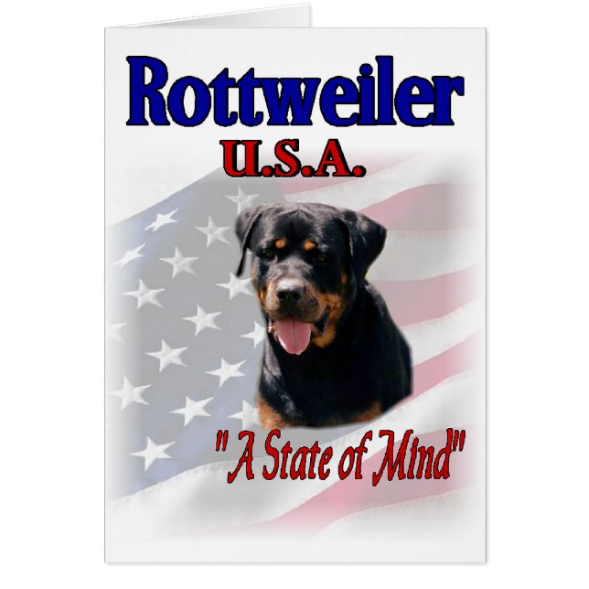 Rottweiler Kunstgeschenke (Vorne)