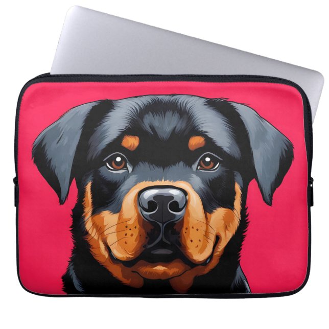 Rottweiler Laptopschutzhülle (Vorderseite)