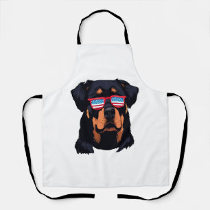 Rottweiler Liebespaare Schürze