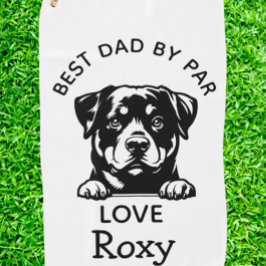 Rottweiler-Liebhaber  Golfhandtuch