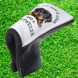 Rottweiler-Loving Golf Headcover