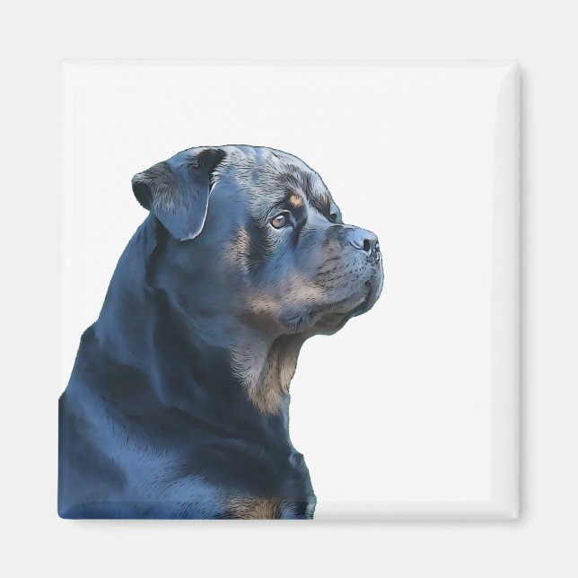 Rottweiler Magnet (Vorne)