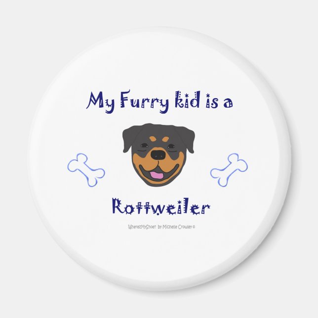 Rottweiler Magnet (Vorne)