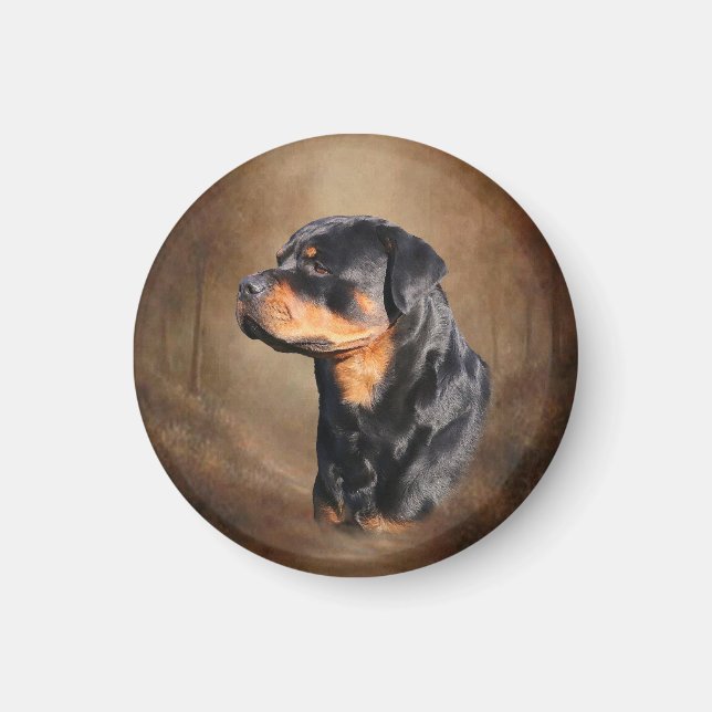 Rottweiler Magnet (Vorne)