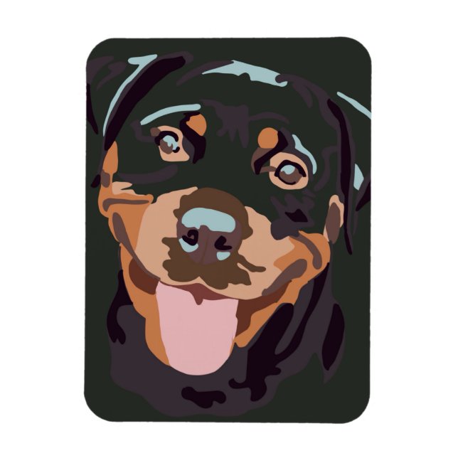Rottweiler-Magnet Magnet (Vertikal)