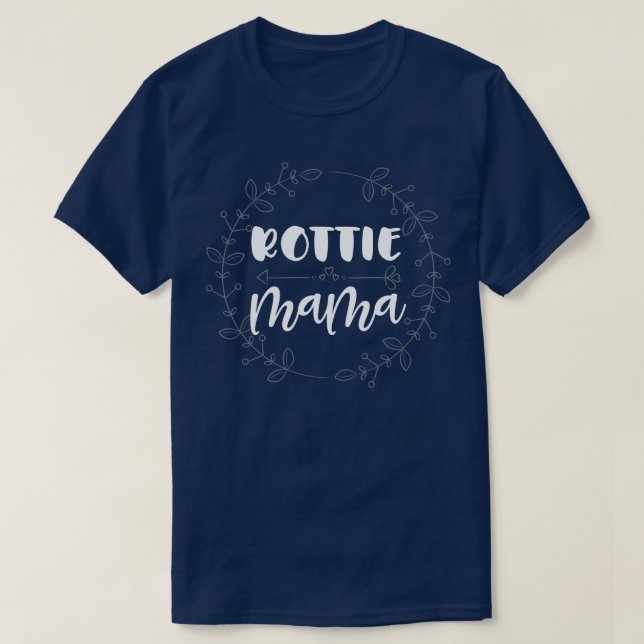 Rottweiler Mama Dog Lover Geschenk Rottweiler T-Shirt (Design vorne)