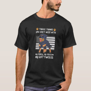 Rottweiler Mama Rottie Lover American Rescue Dogs T-Shirt