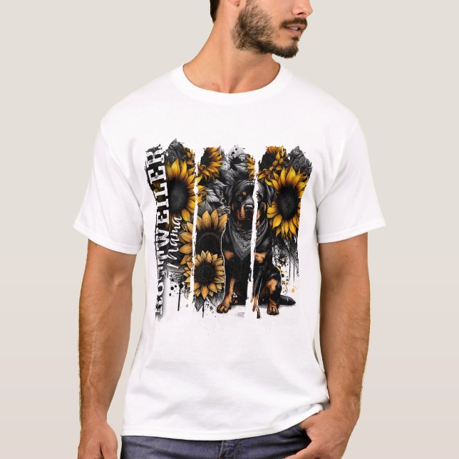 Rottweiler-Mama T-Shirt (Vorderseite)