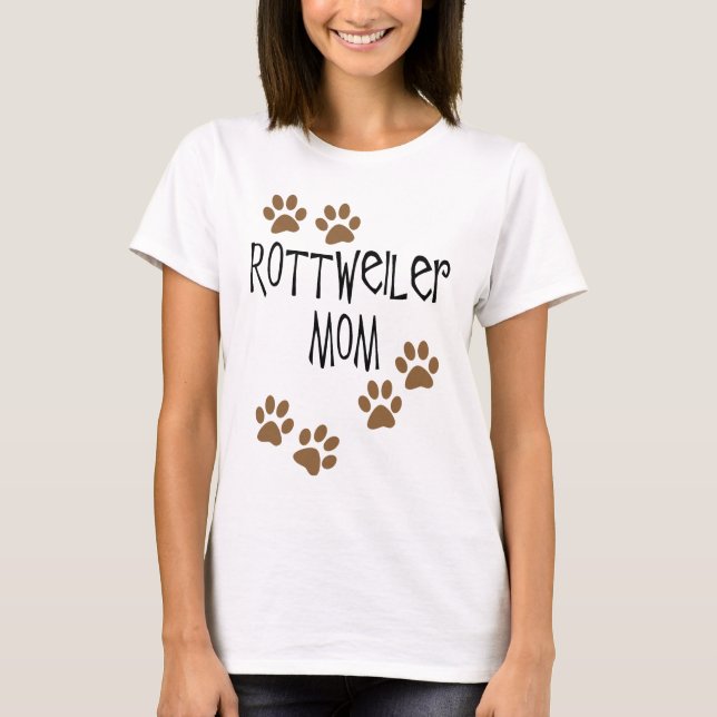 Rottweiler Mama T-Shirt (Vorderseite)