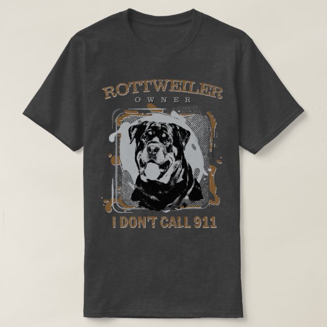 Rottweiler Metzgerhund (10) T-Shirt (Design vorne)