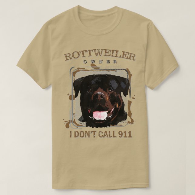 Rottweiler Metzgerhund (16) T-Shirt (Design vorne)