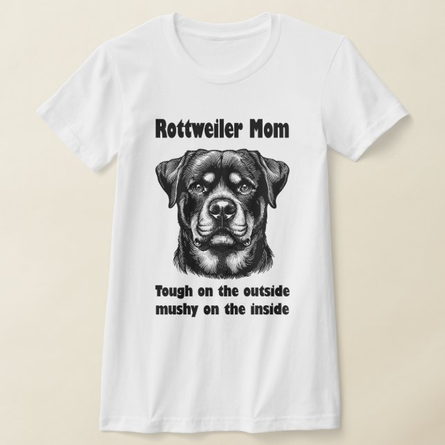 Rottweiler Mom- Rotti T-Shirt (Ablage )