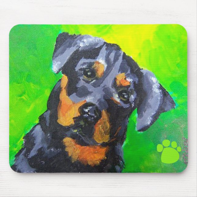 Rottweiler Mousepad (Vorne)