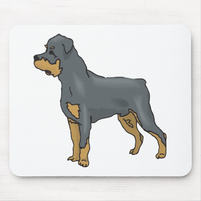 Rottweiler Mousepad (Vorne)