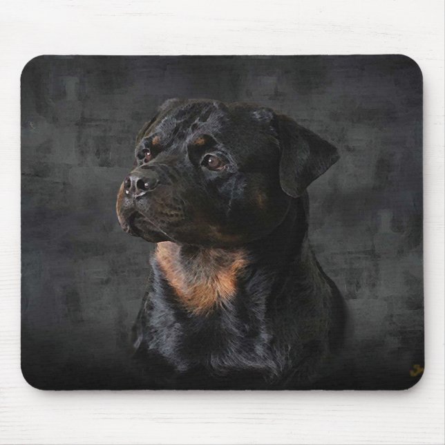 Rottweiler Mousepad (Vorne)