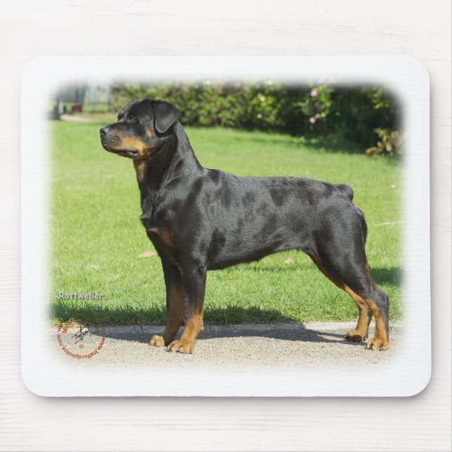 Rottweiler Mousepad (Vorne)