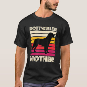 Rottweiler Mutter Vintager Hund Lover Rottweiler M T-Shirt