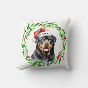 Rottweiler - Name der Personalisierten Monogramm Kissen