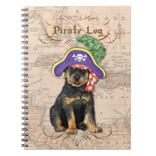 Rottweiler Pirate Notizblock