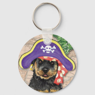 Rottweiler Pirate Schlüsselanhänger